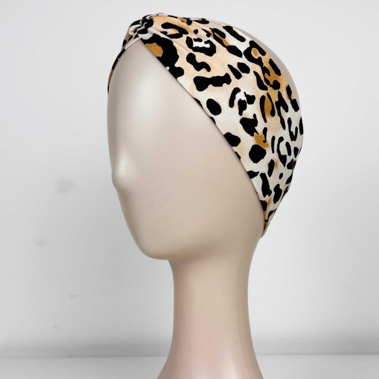 Mocha Leopard Headband