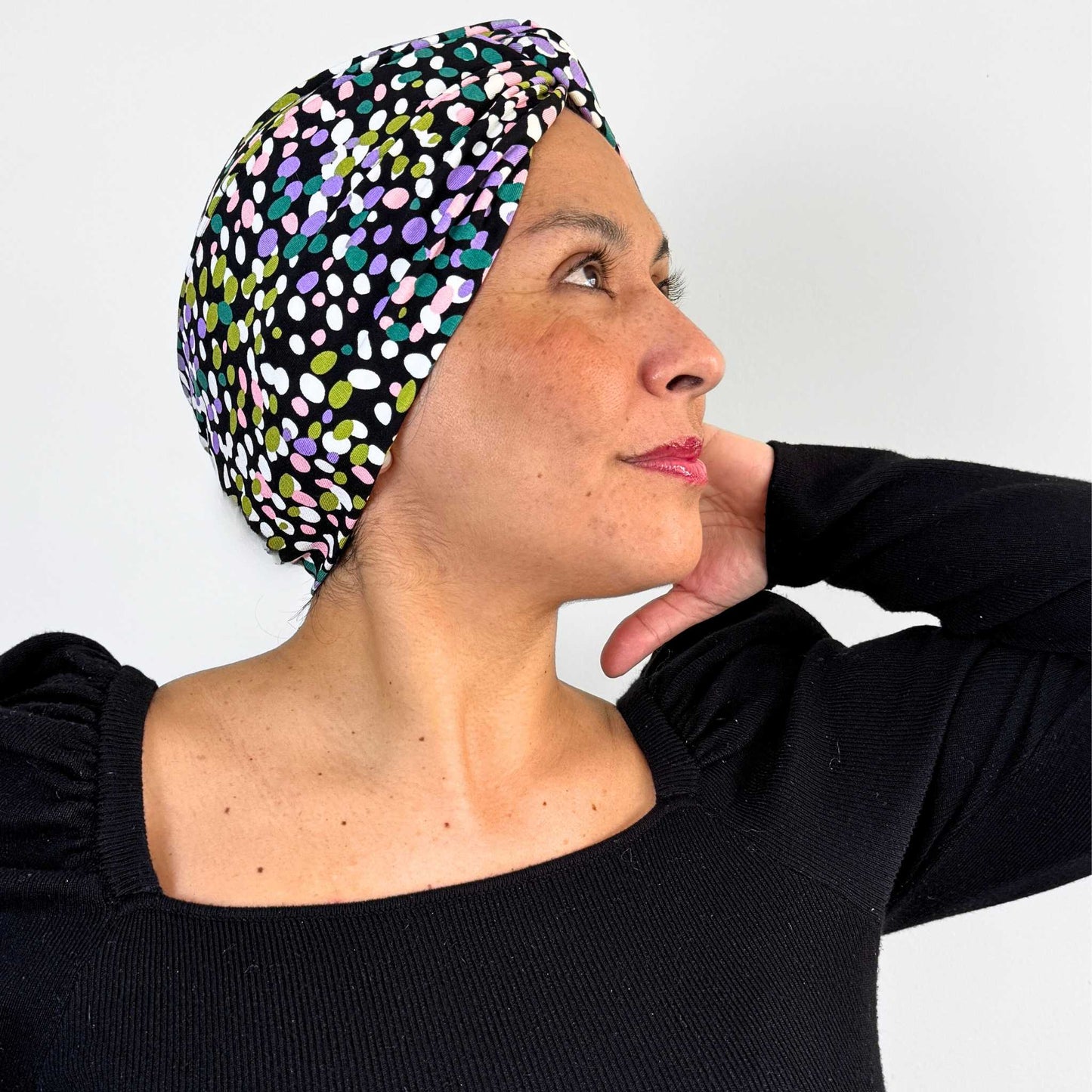 Happy Dots Turban Hat