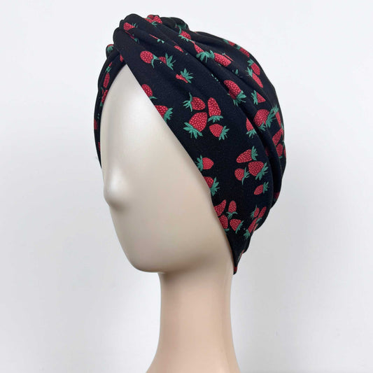Strawberries Turban Hat