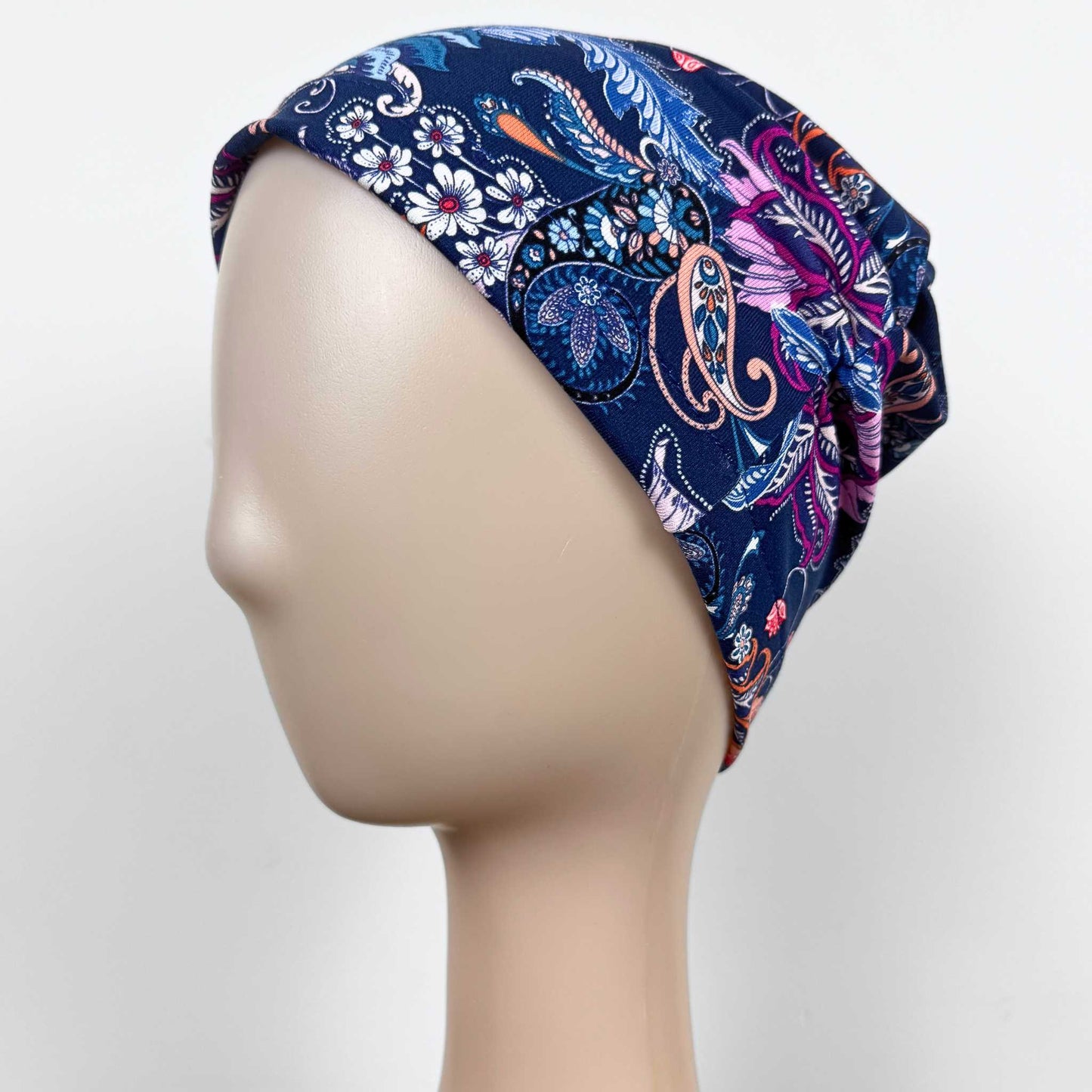 Feathers Blue Softie Cap