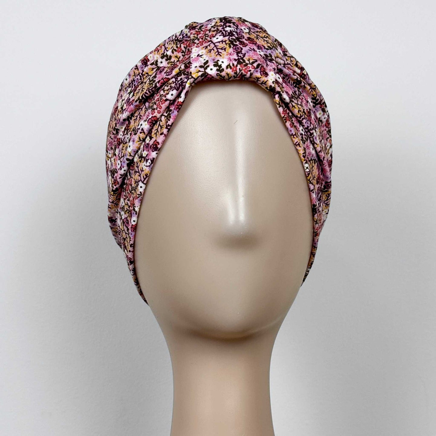 Little Flowers Rose Turban Bow Cap