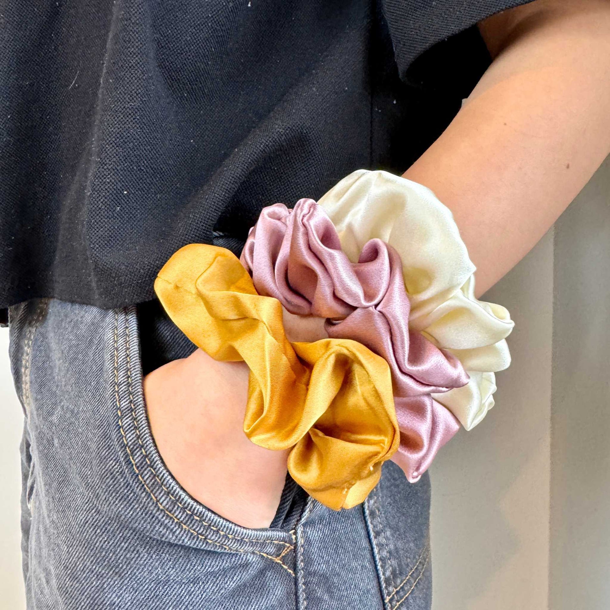 silk scrunchie