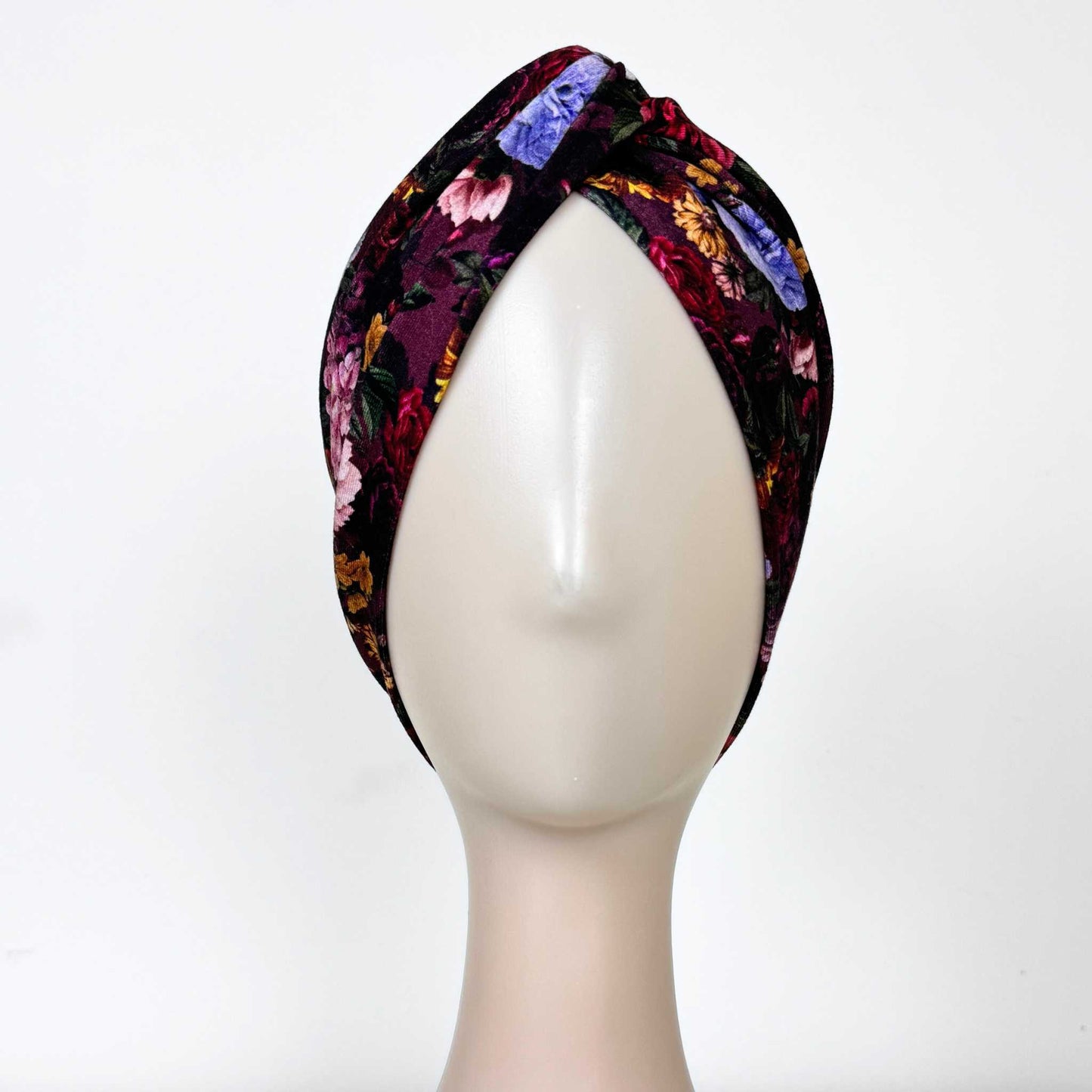 Vintage Flowers Turban Hat
