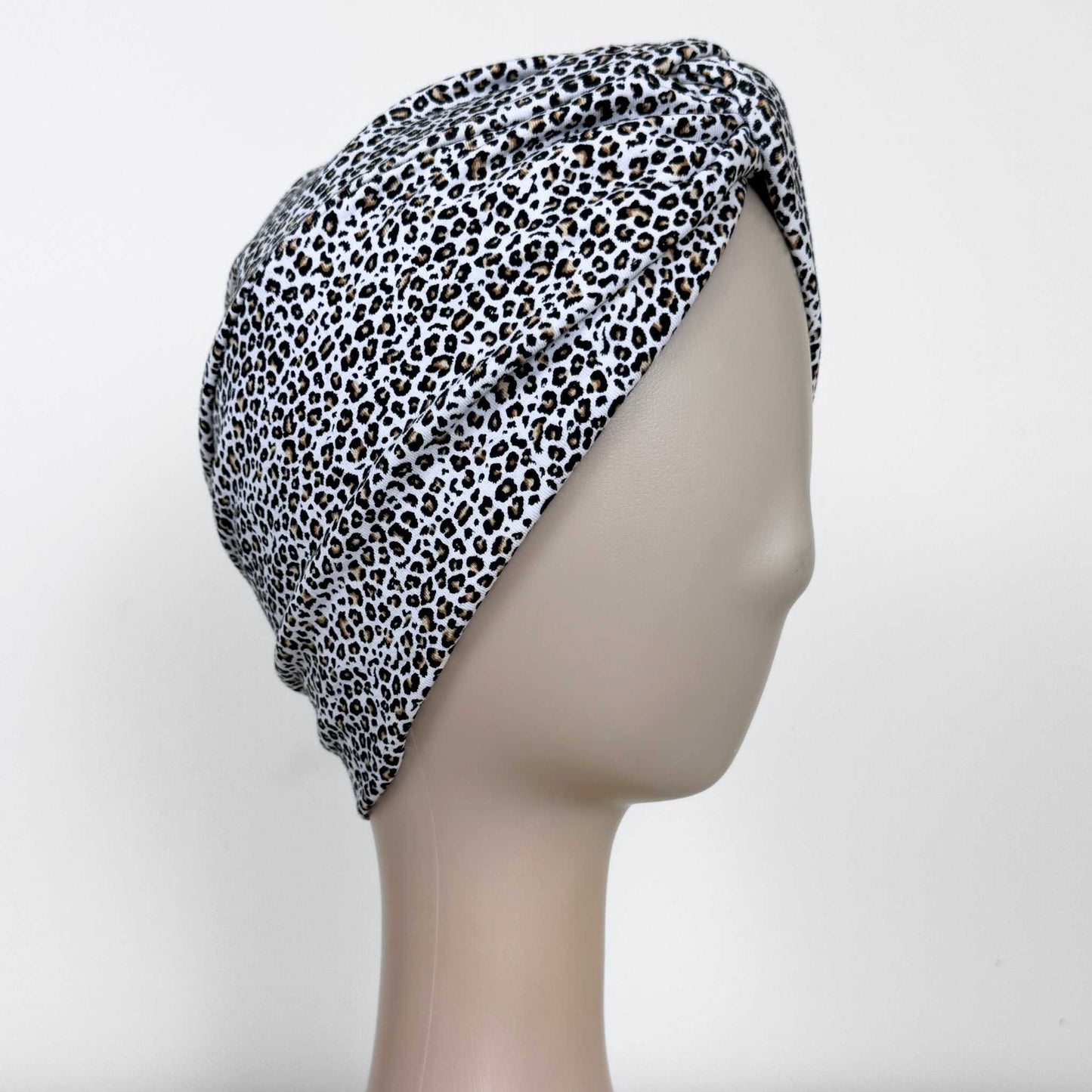 Animal Print Turban Hat