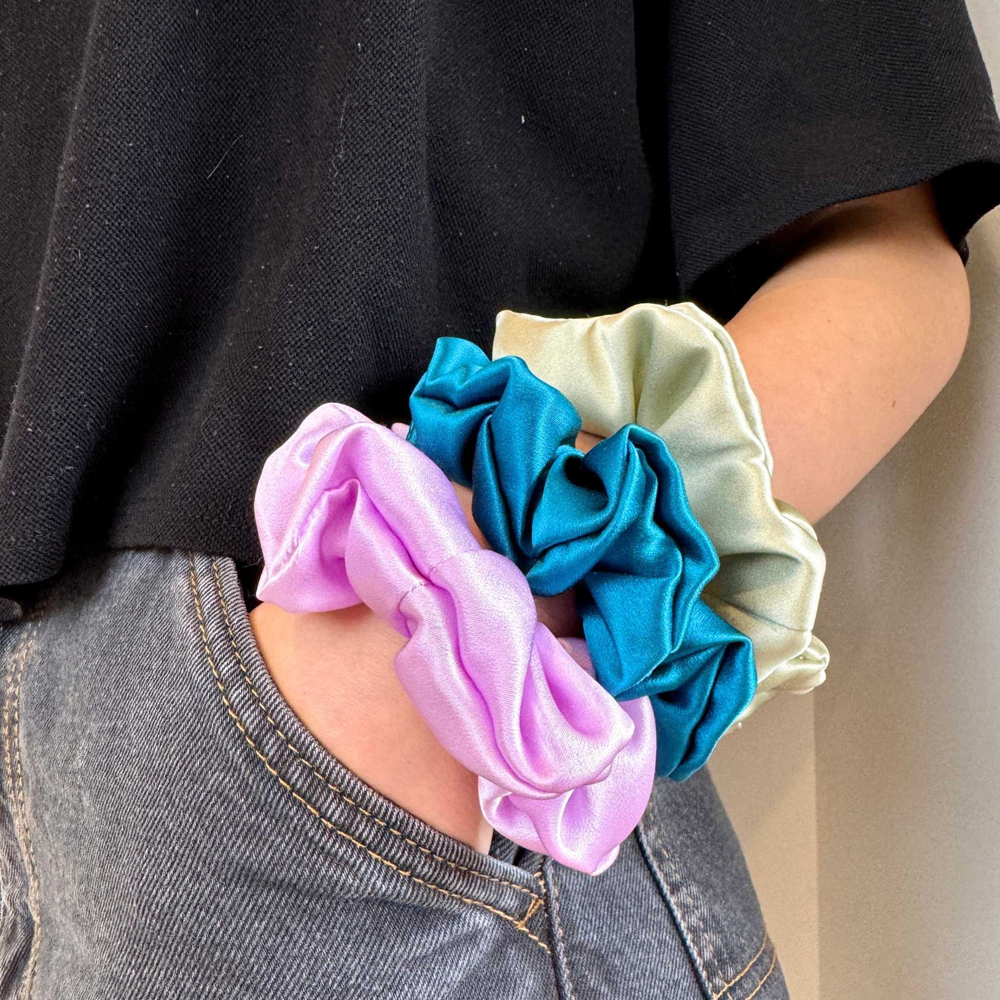silk scrunchie