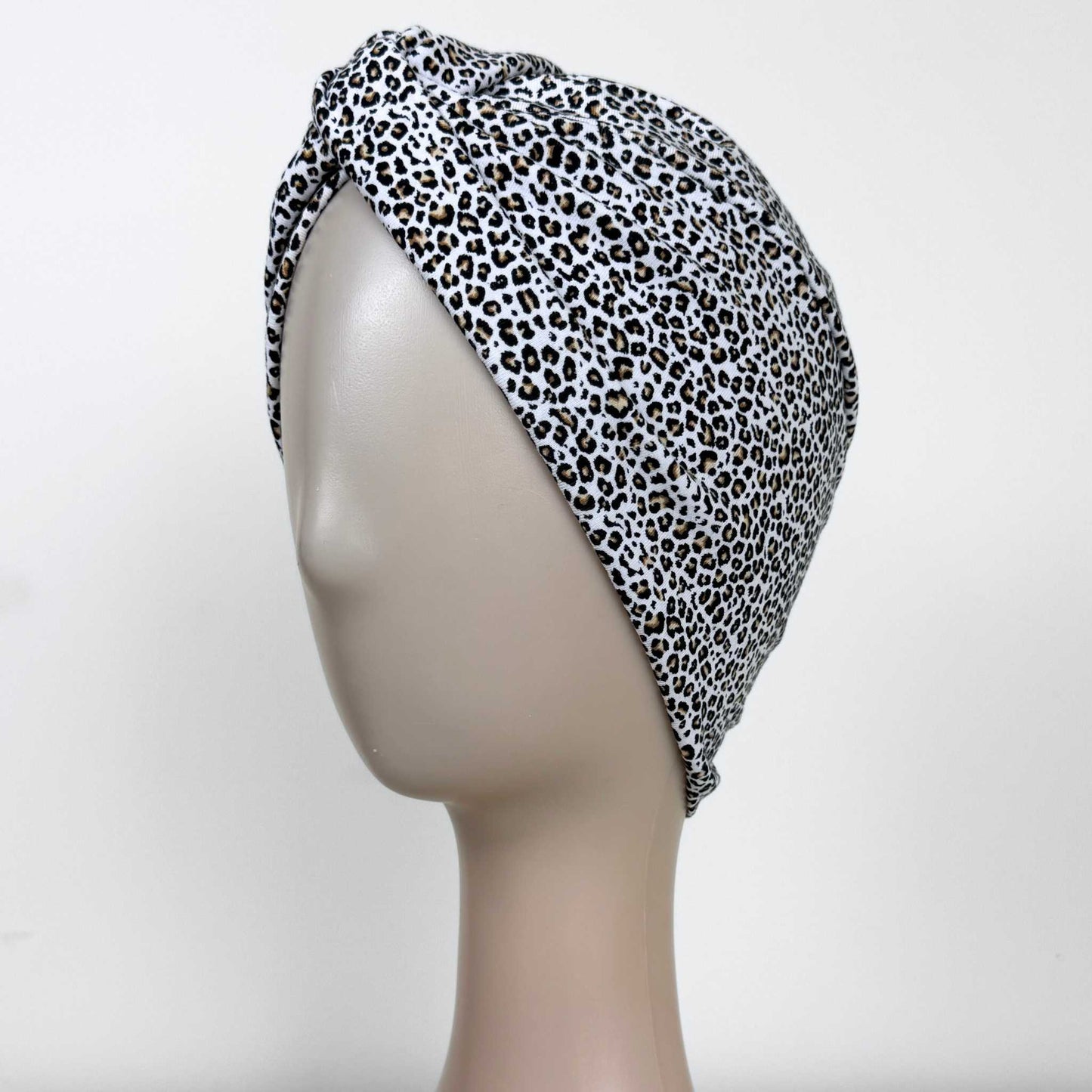 Animal Print Turban Hat