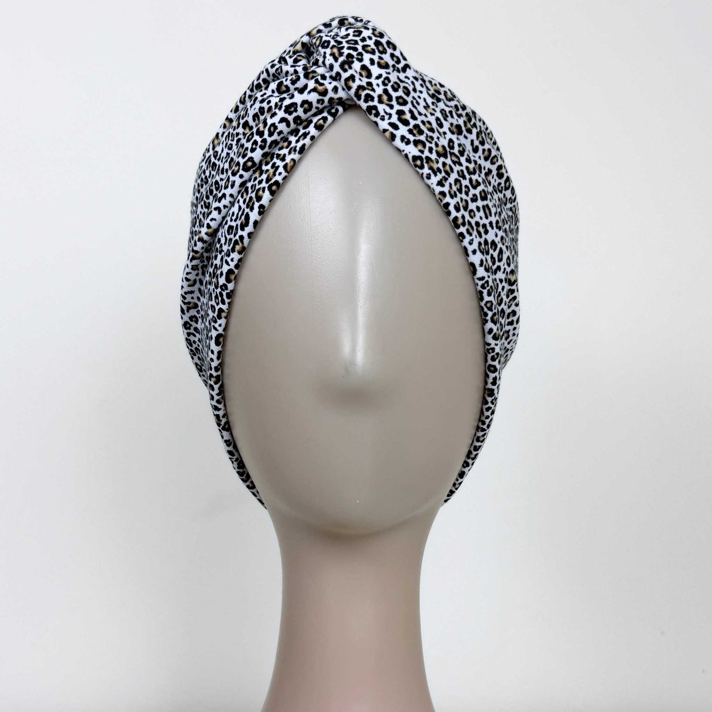 Animal Print Turban Hat