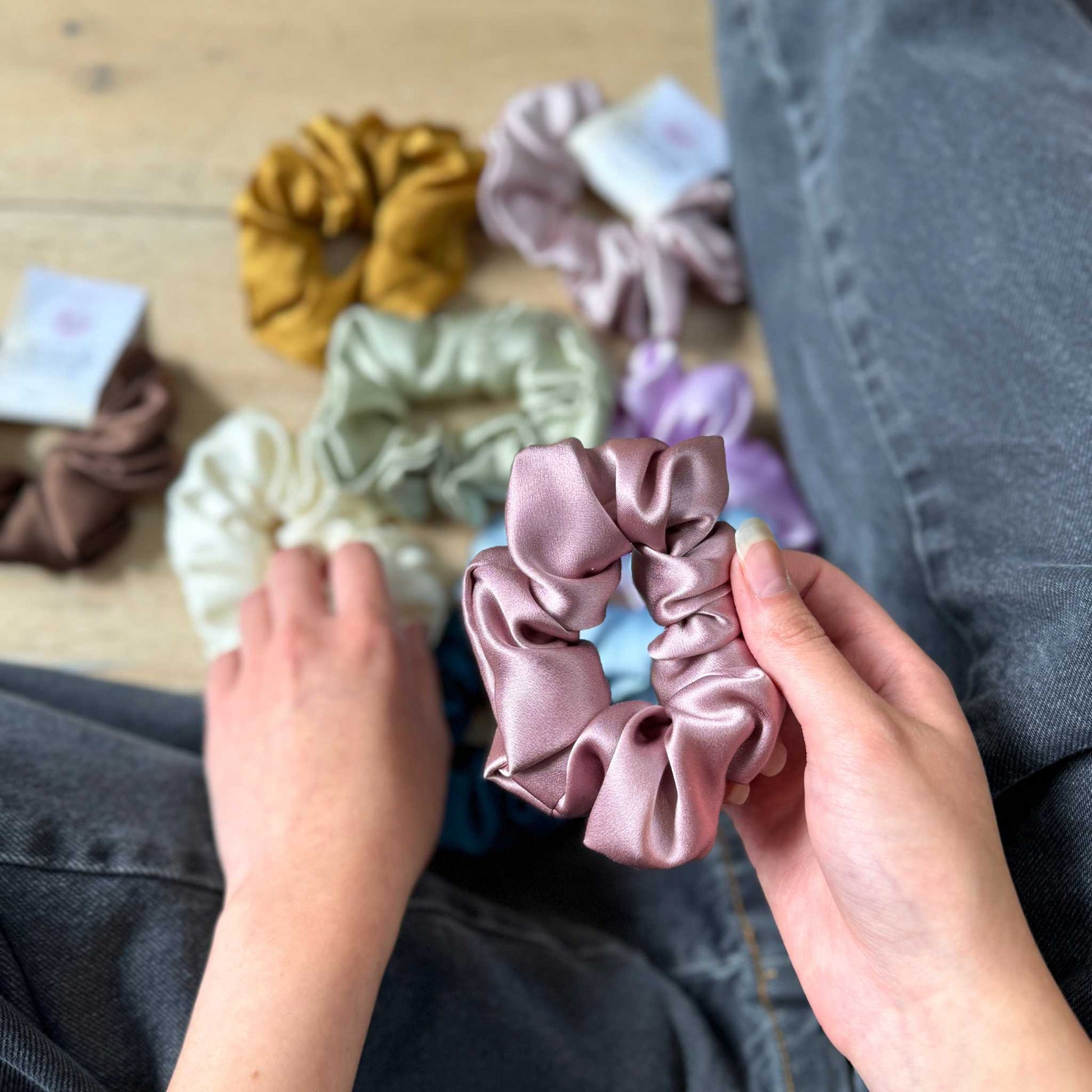 silk scrunchie