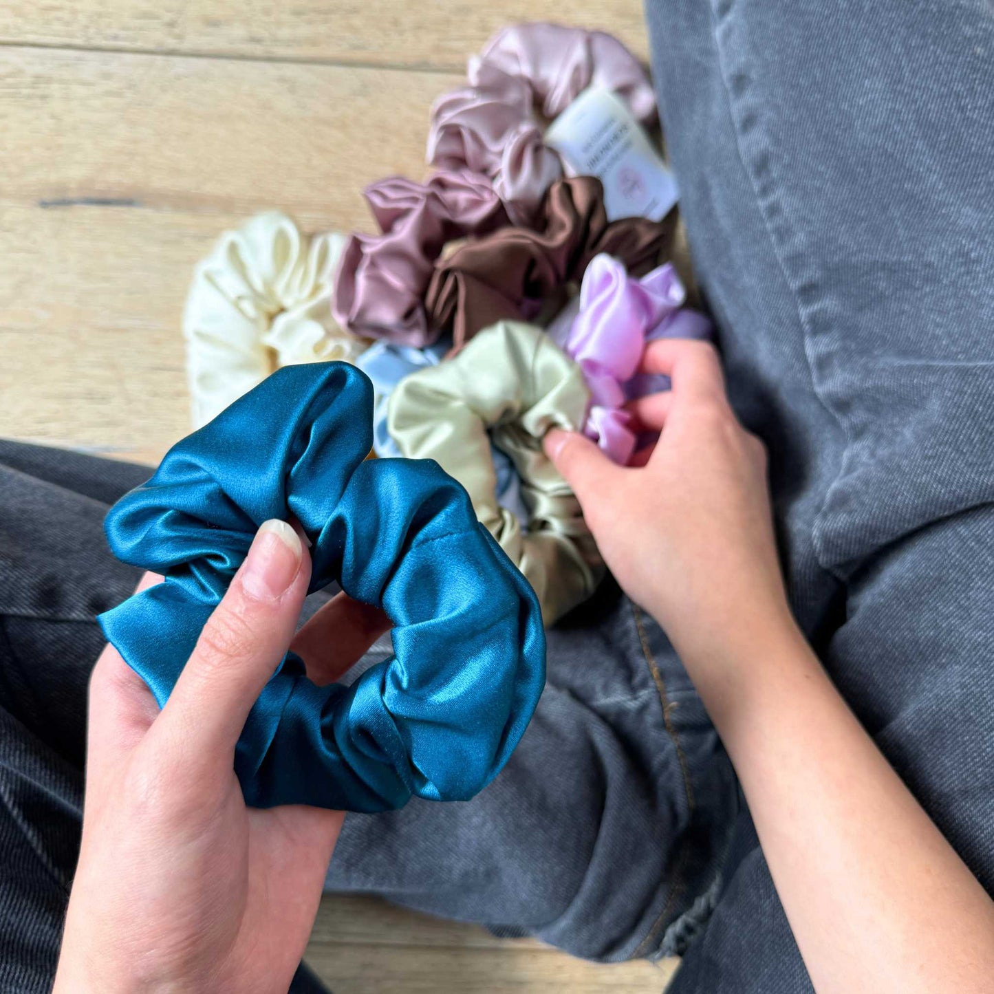 silk scrunchie