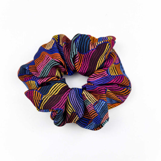 Warlukurlangu Rainbow Scrunchie - Aboriginal Art
