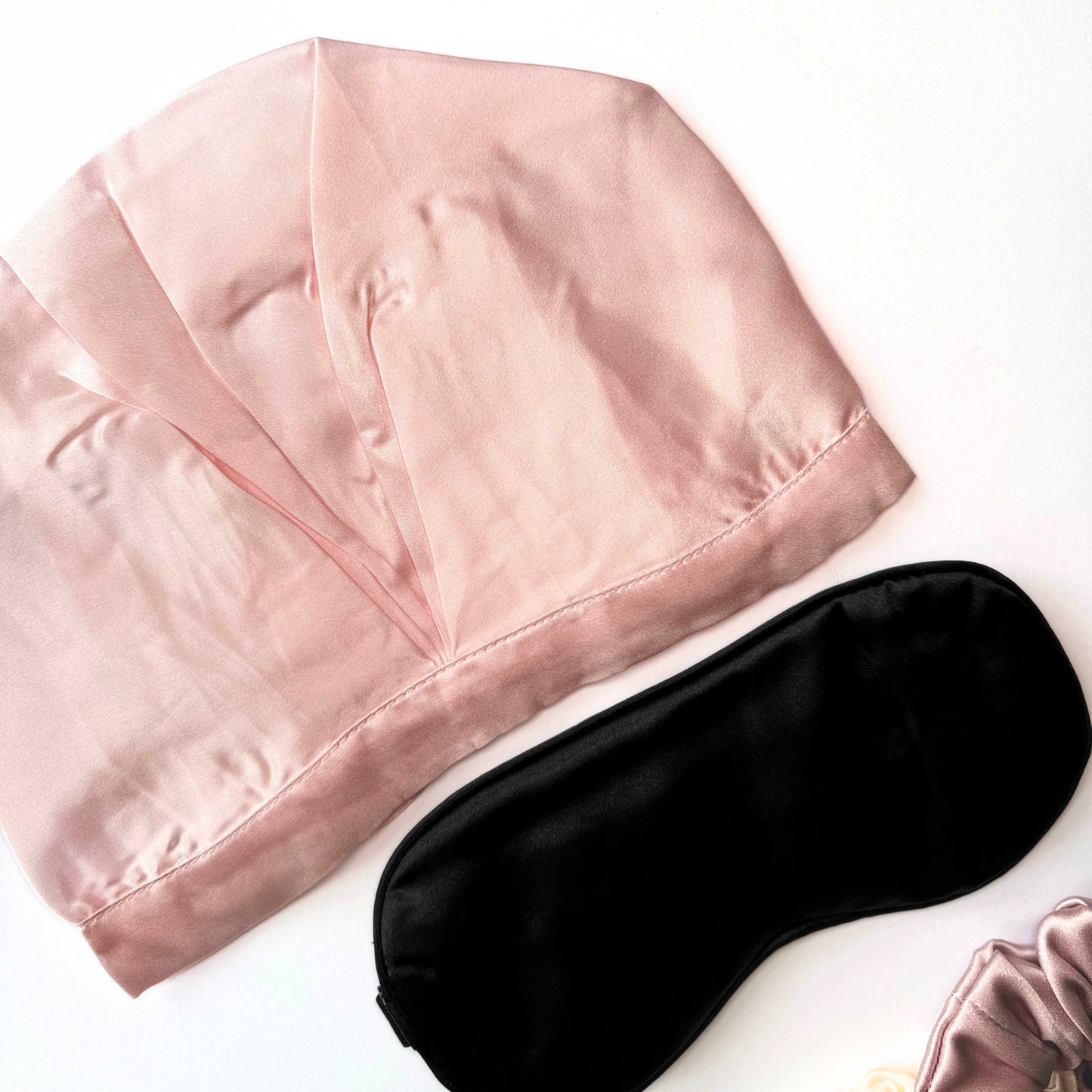 Soft Pink Silk Turban