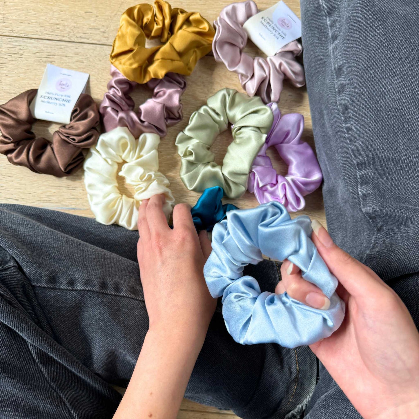 silk scrunchie