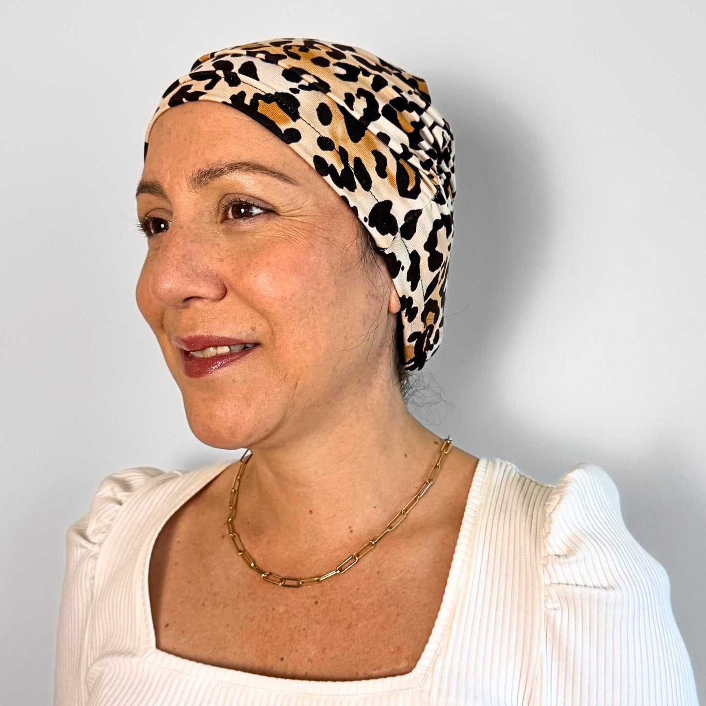 Leopard Print Softie Cap