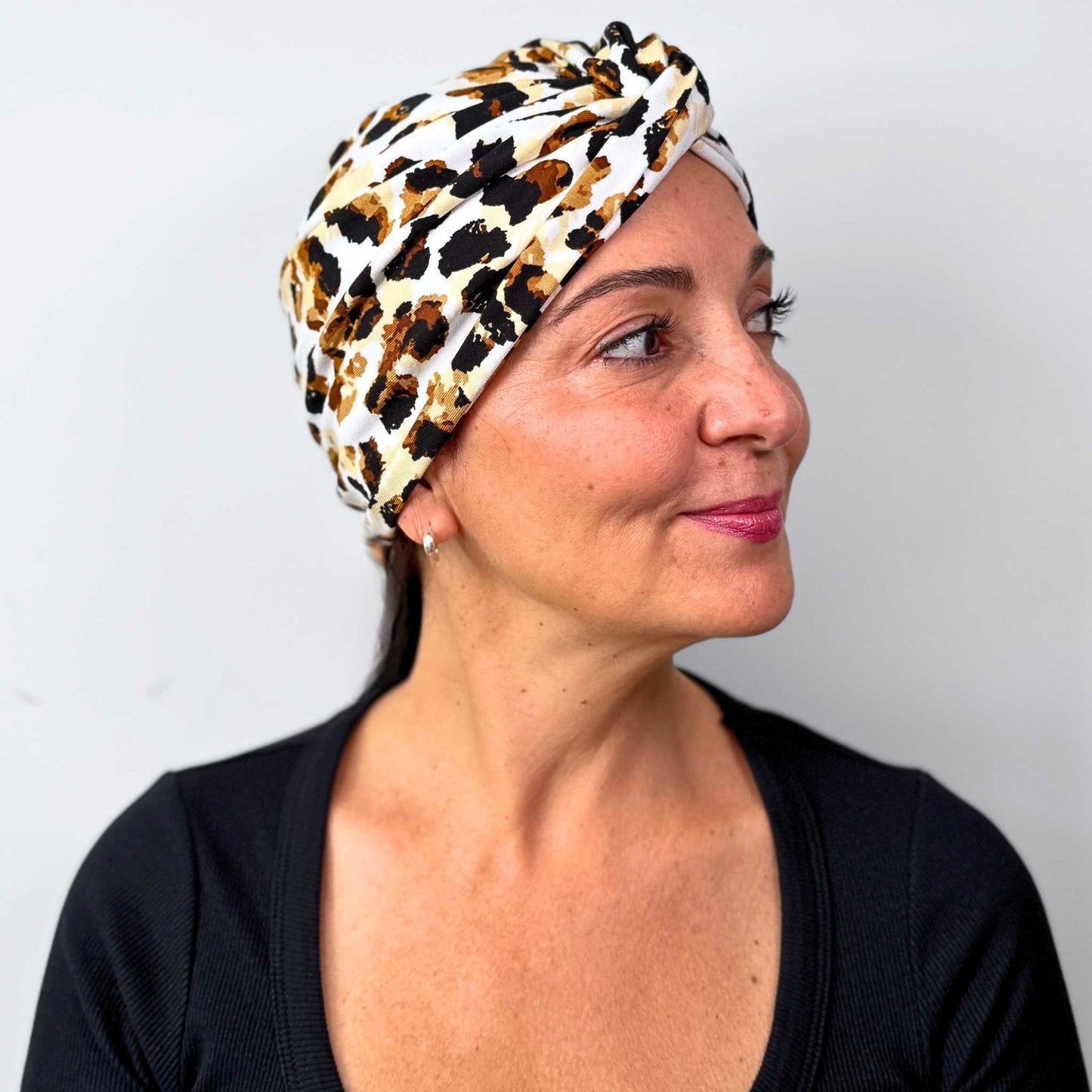 Leopard Turban Hat