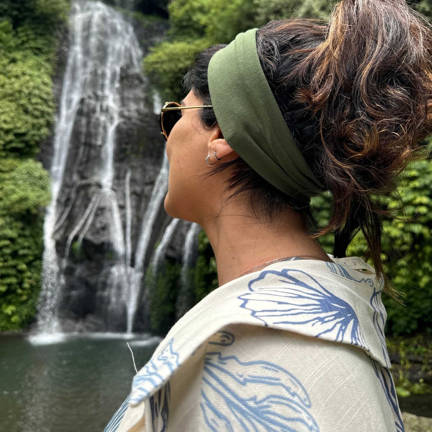 Green Headband - Eco Light Fabric