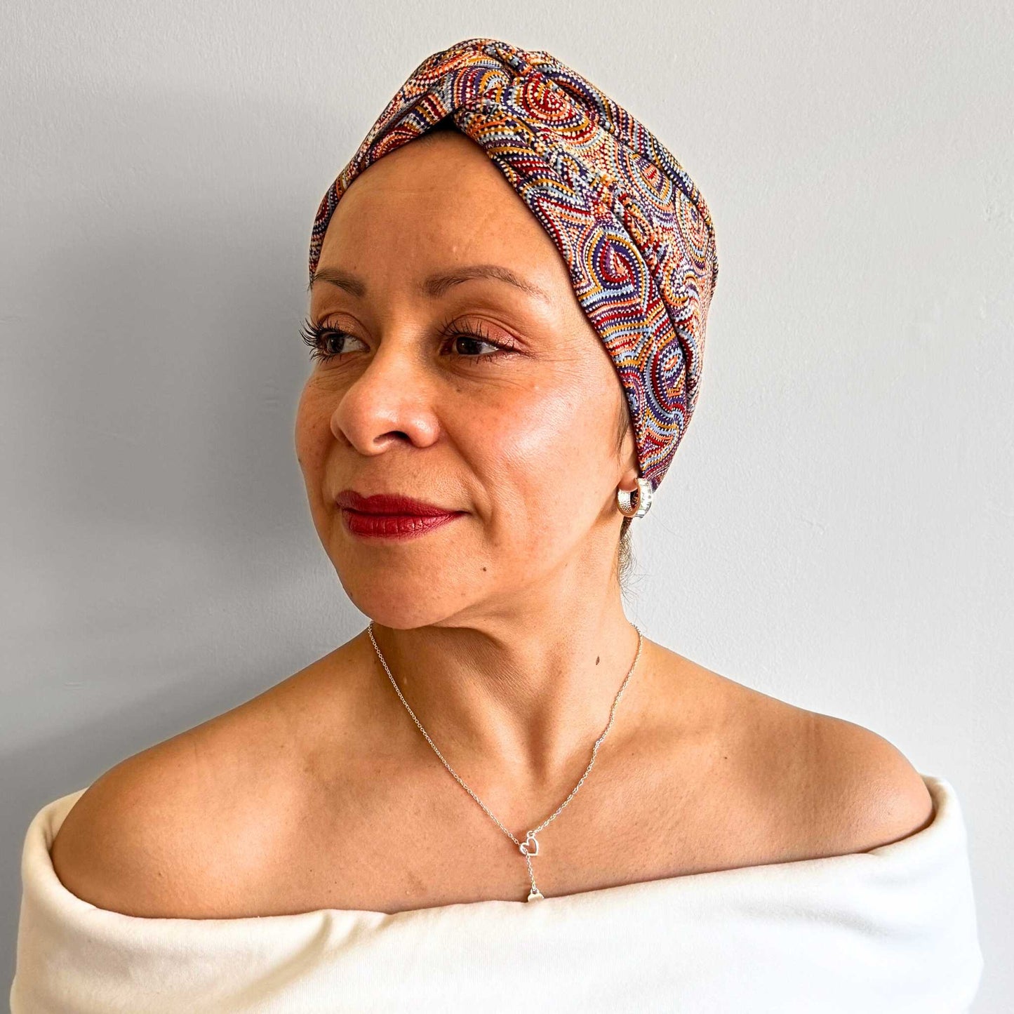 Mina Dreams Turban Hat - Aboriginal Art