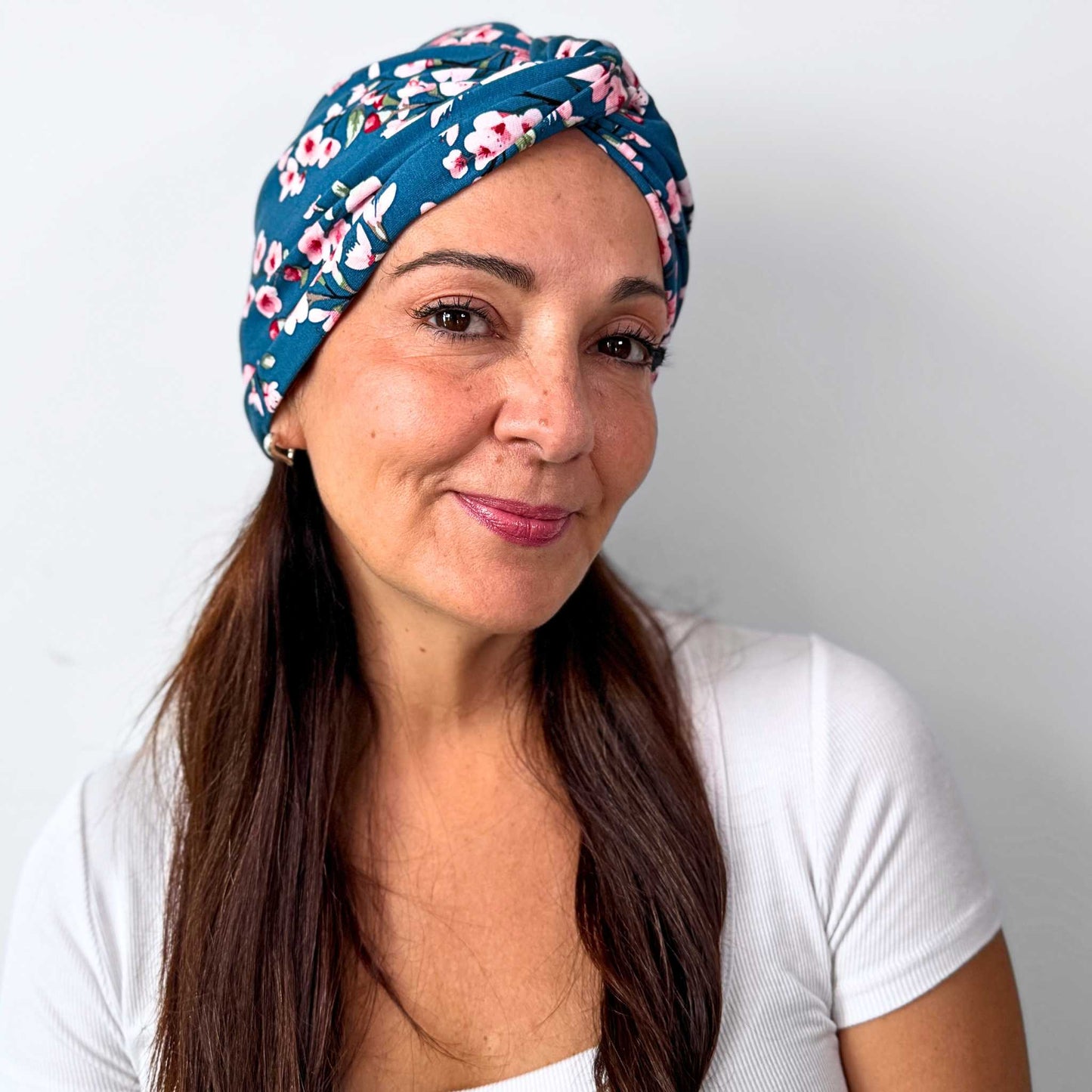 Cherry Blossom Turban Hat