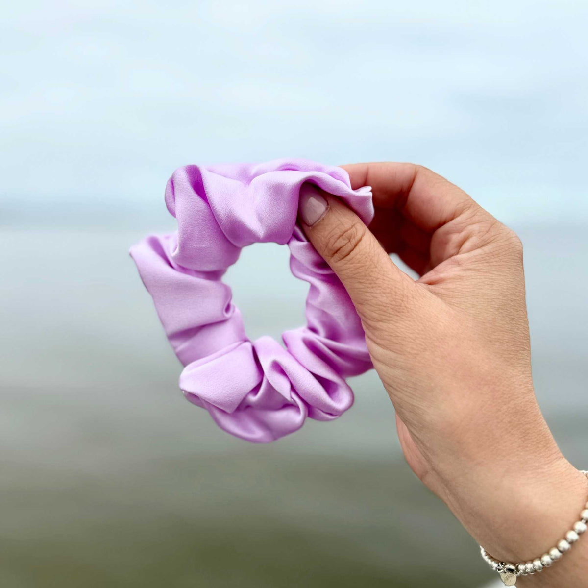 silk scrunchie