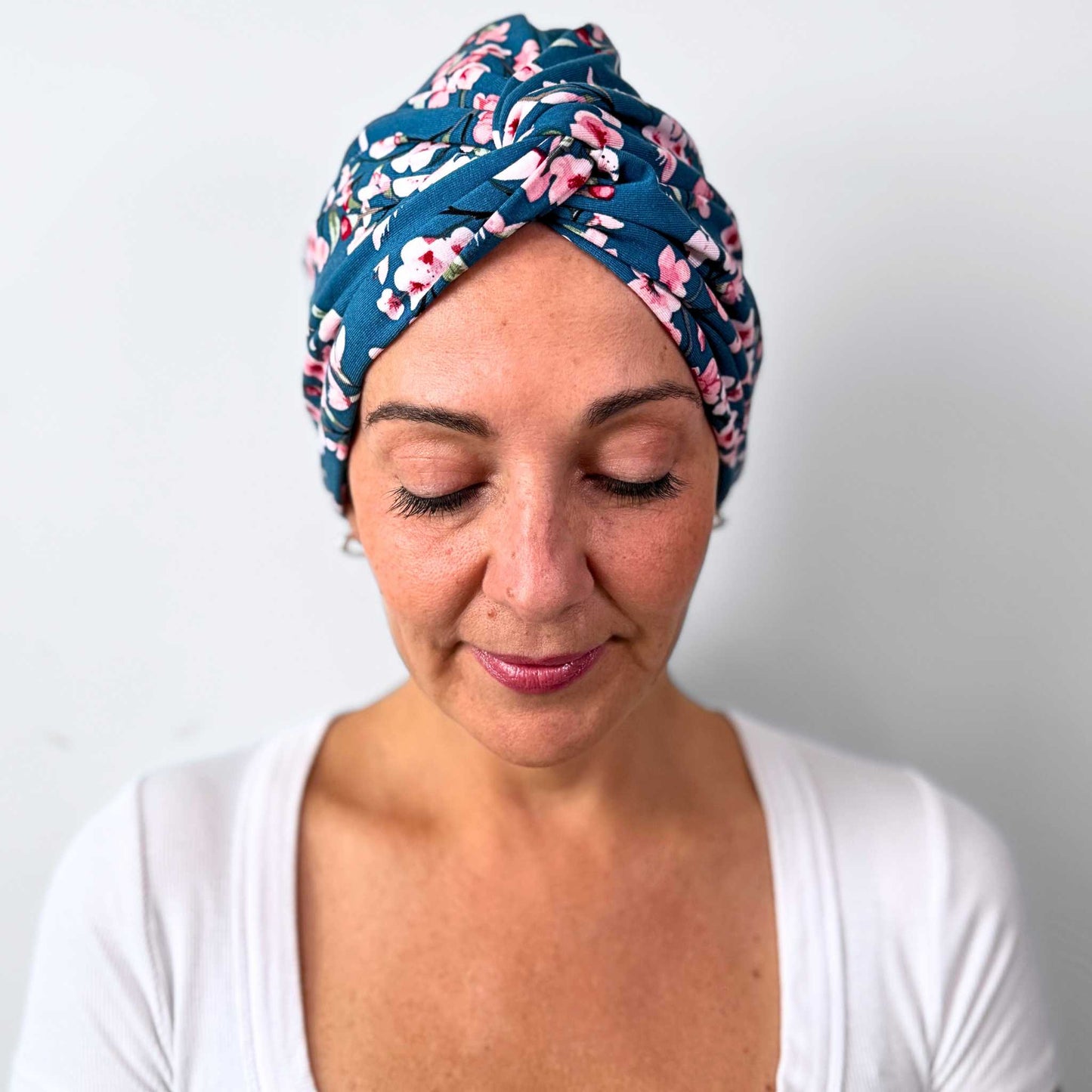 Cherry Blossom Turban Hat