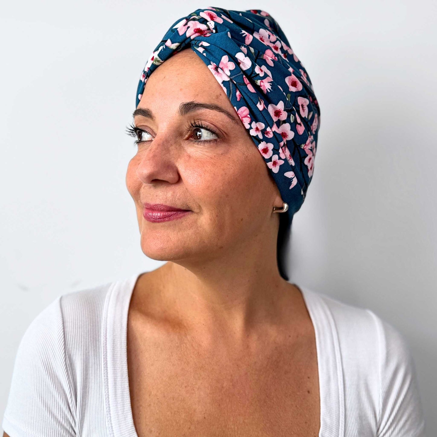Cherry Blossom Turban Hat
