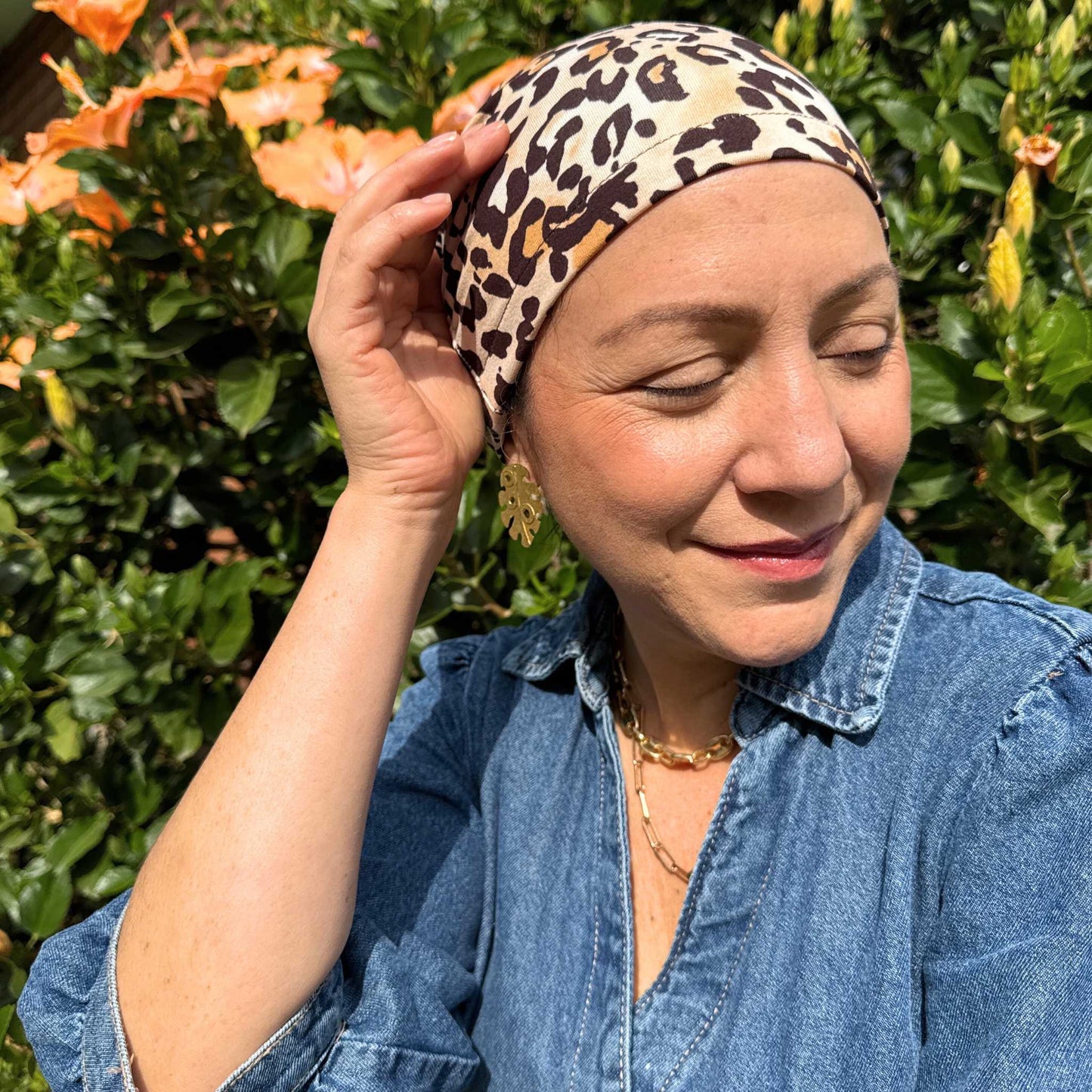 Mocha Leopard Softie Cap