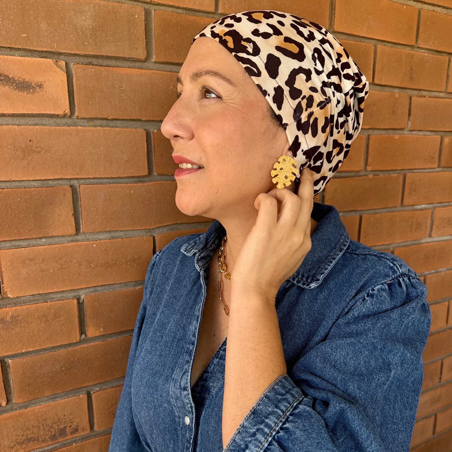 Leopard Print Softie Cap
