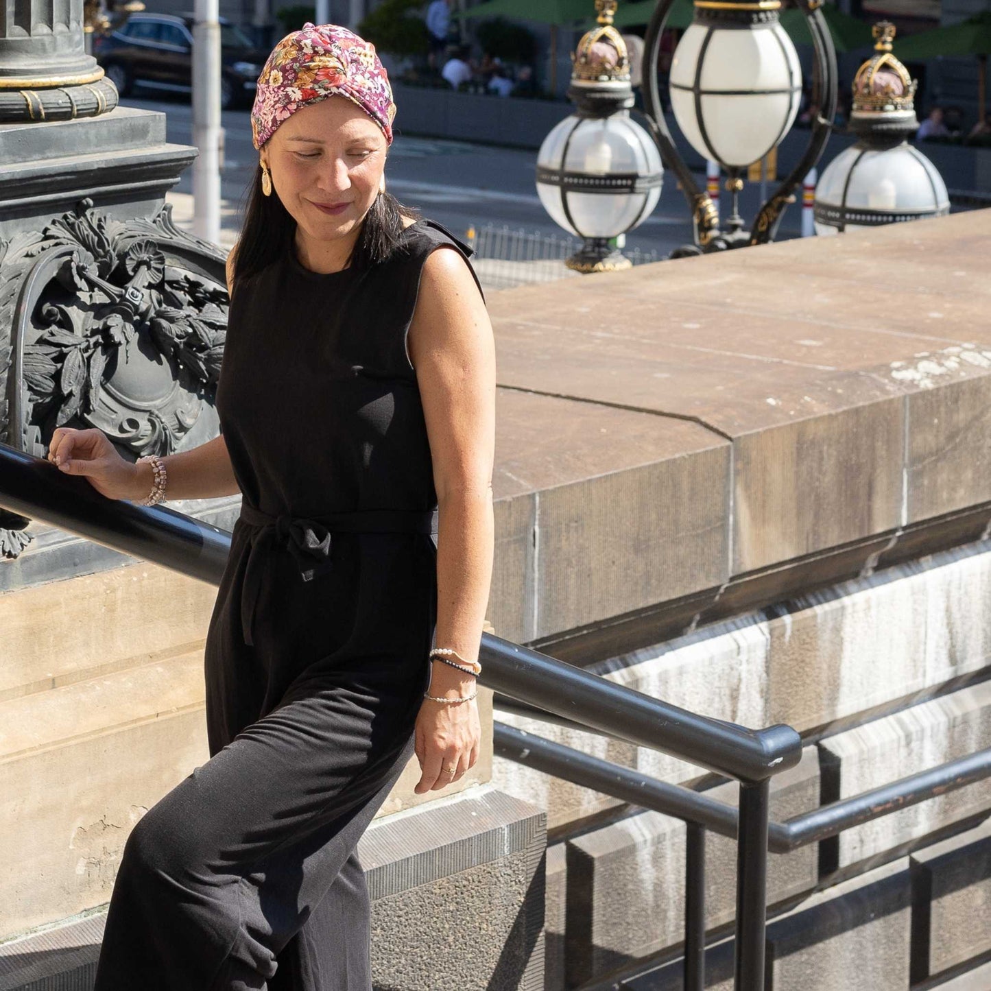 Bloomed Floral Turban Hat