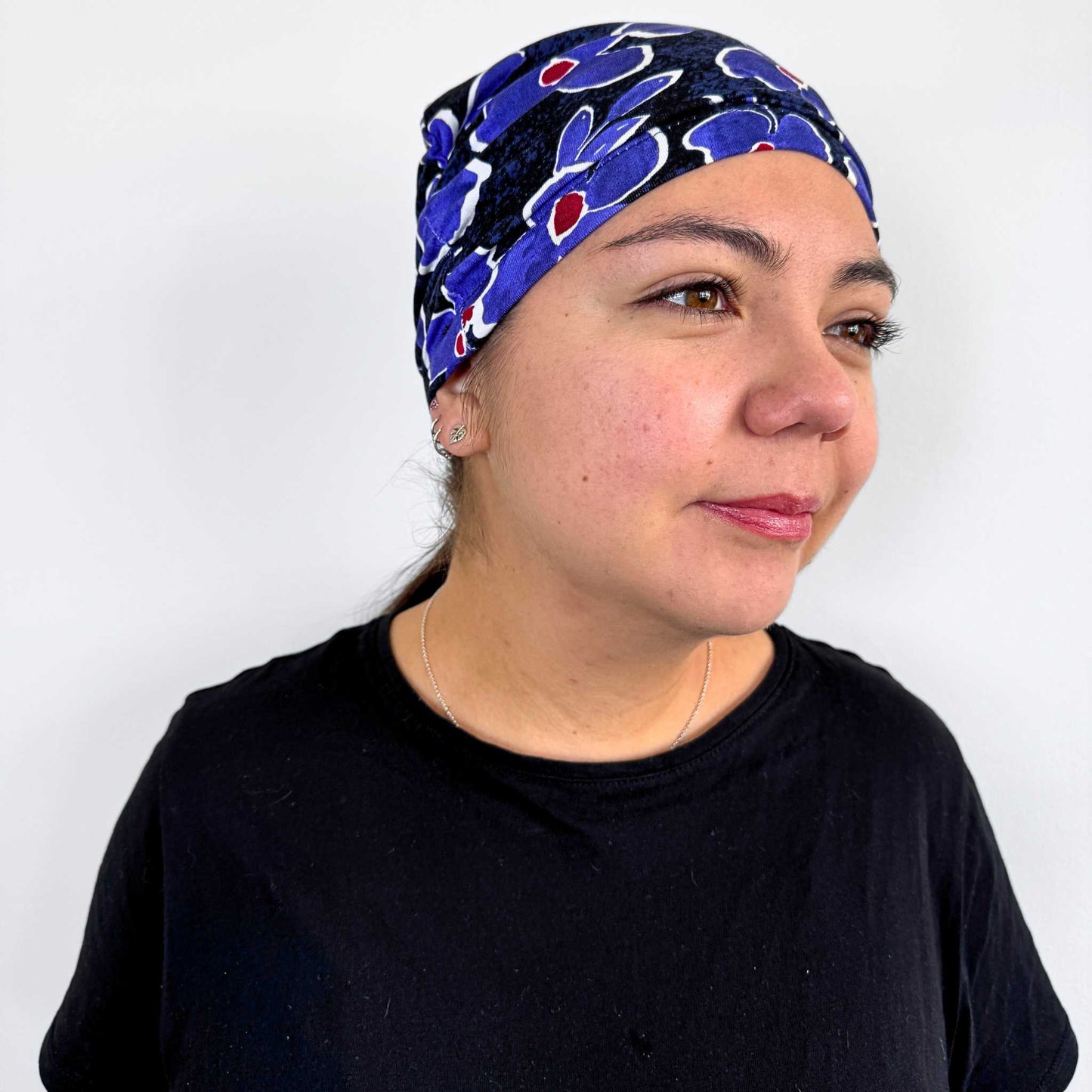 Purple Watercolour Softie Cap