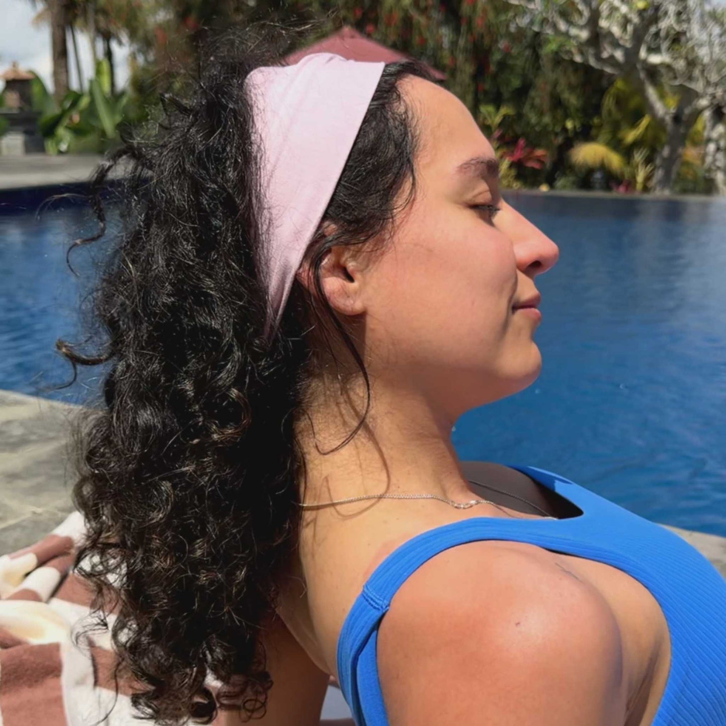 Soft Pink Headband - Eco Light Fabric