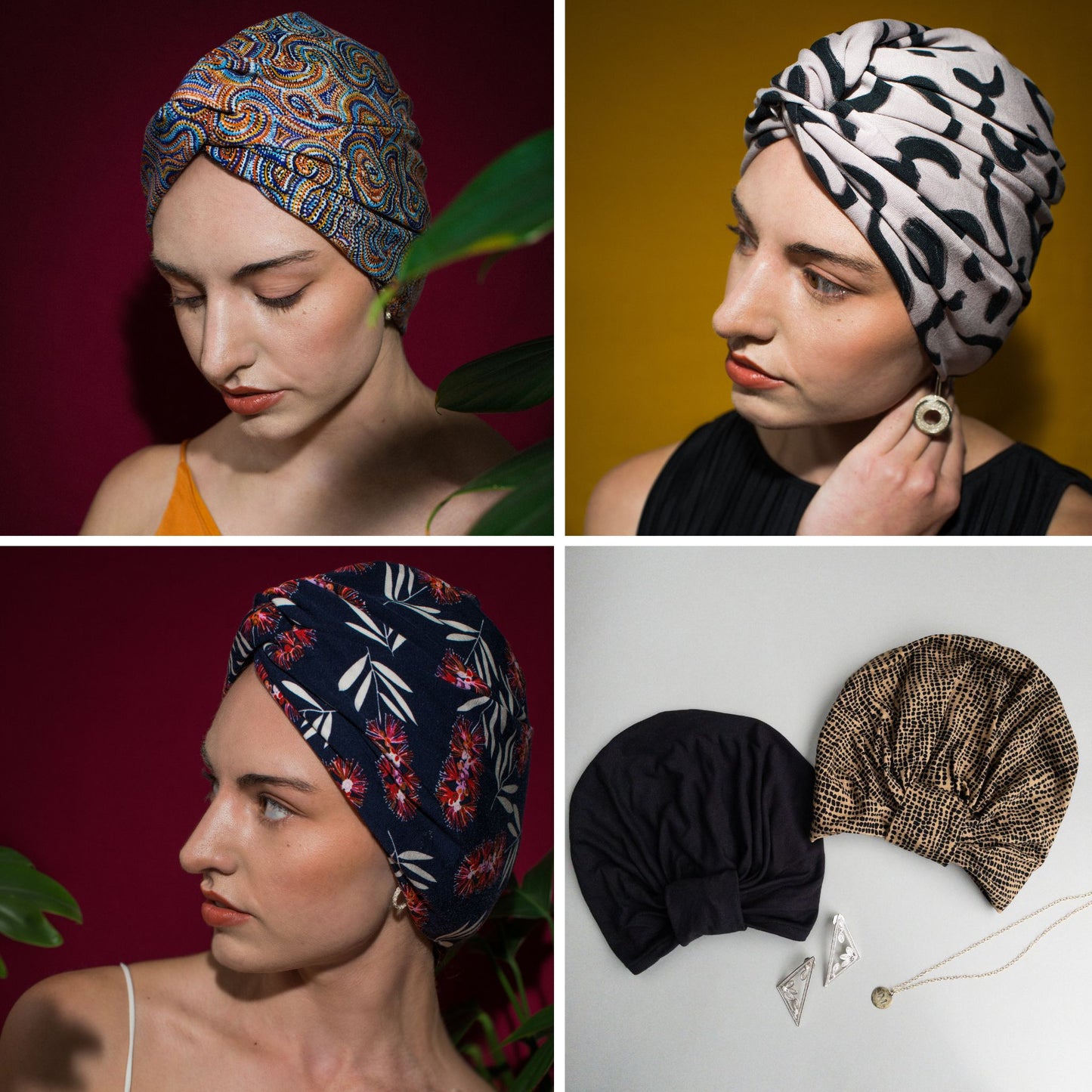 Soft Pink Turban Hat