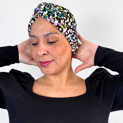 Happy Dots Turban Hat