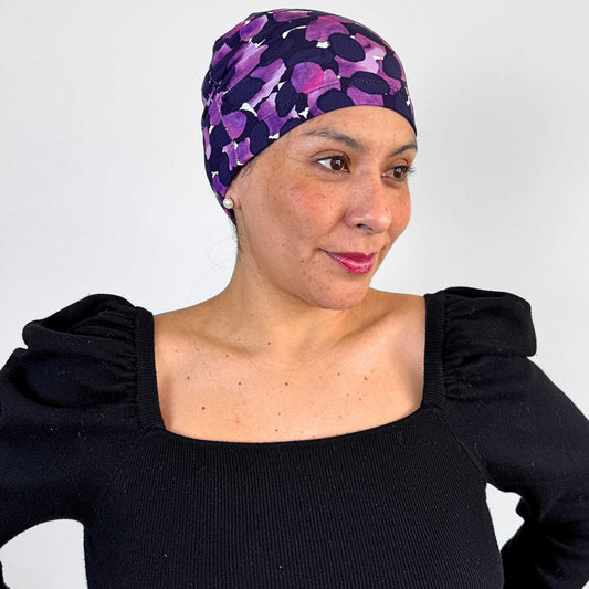 Purple Brush Softie Cap