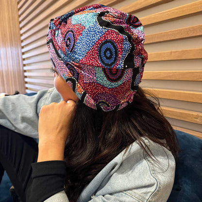 Warna Dreams Turban Hat - Aboriginal Art