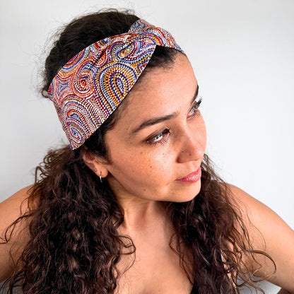 Mina Dreams Headband - Aboriginal Art