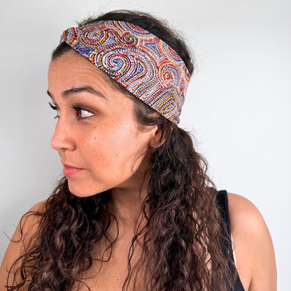 Mina Dreams Headband - Aboriginal Art