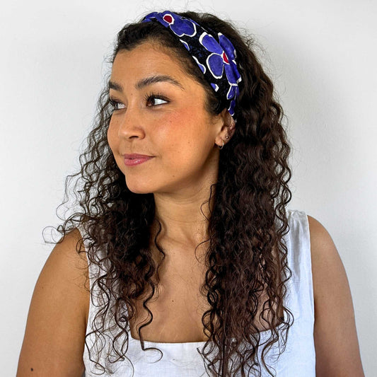 Blue Brush Headband