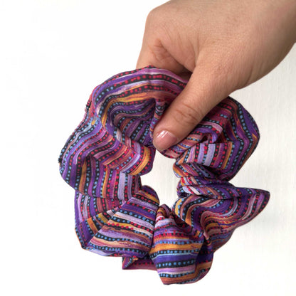 Brush Purple Scrunchie