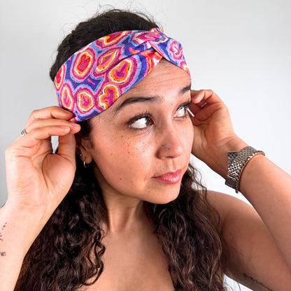 Emu Wirliya Dreams Headband - Aboriginal Art