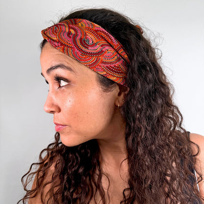 Fire Dream Headband - Aboriginal Art