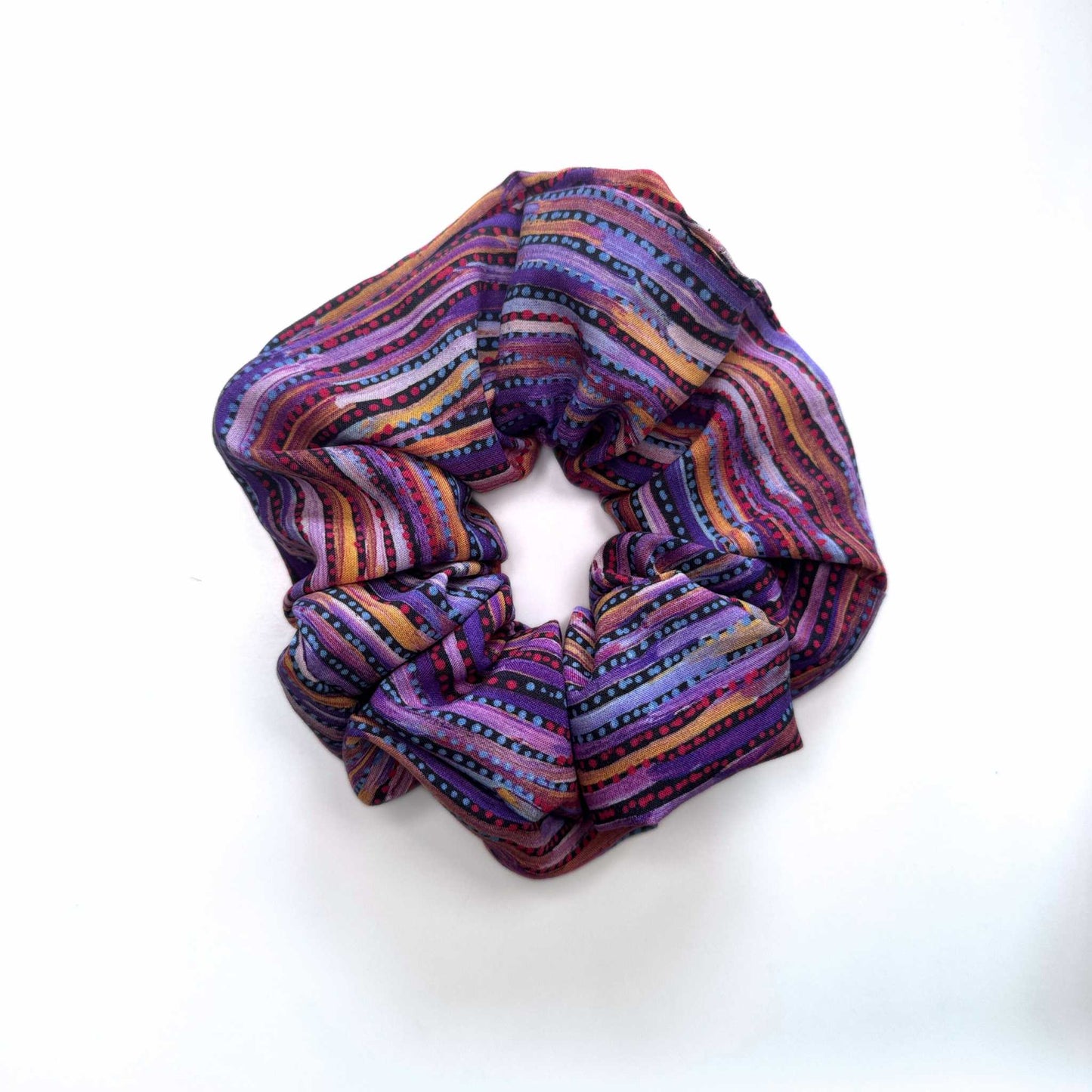 Brush Purple Scrunchie