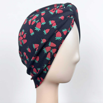 Strawberries Turban Hat