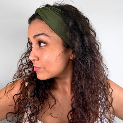 Green Headband - Eco Light Fabric