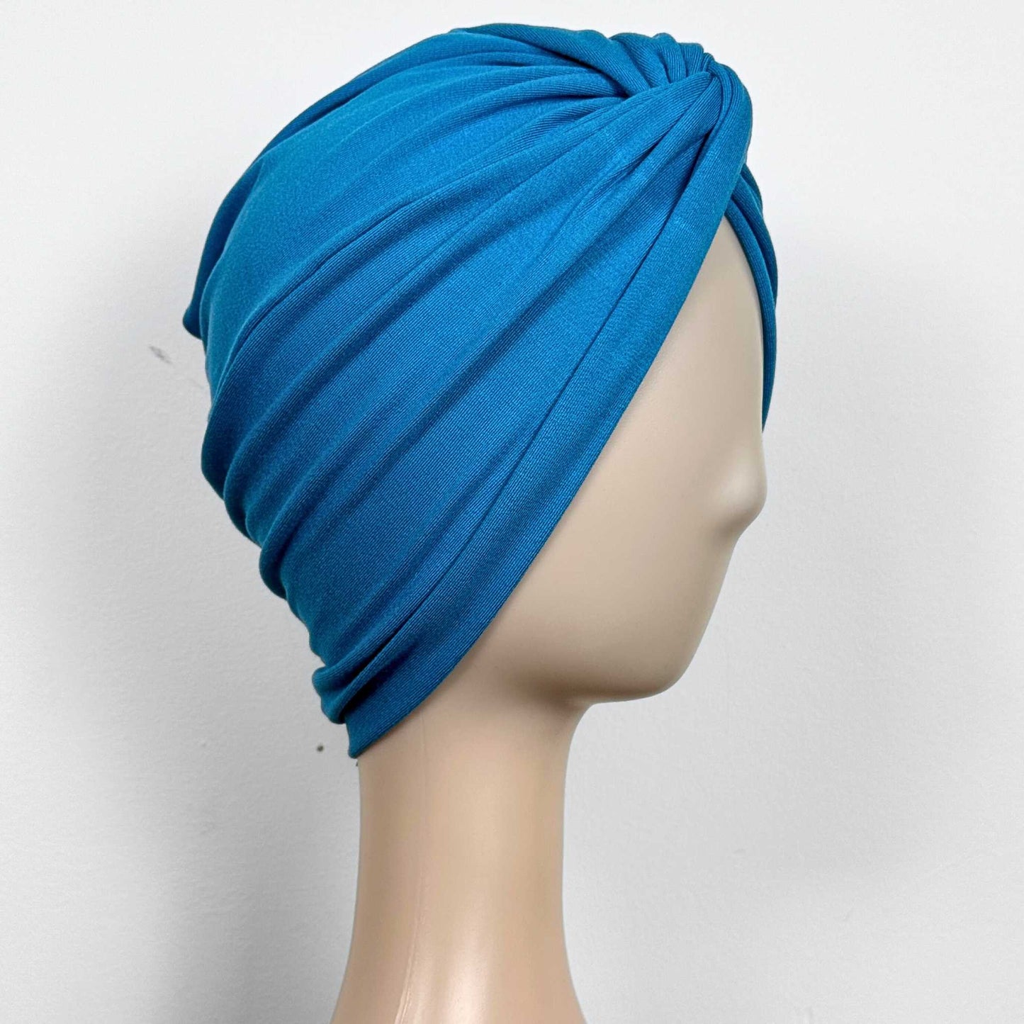 Calypso Blue Turban Hat