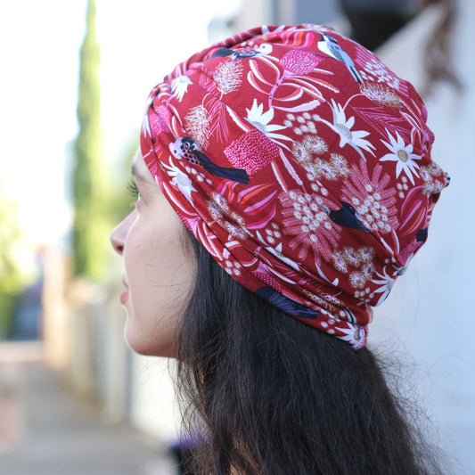 Native Red Bow Cap