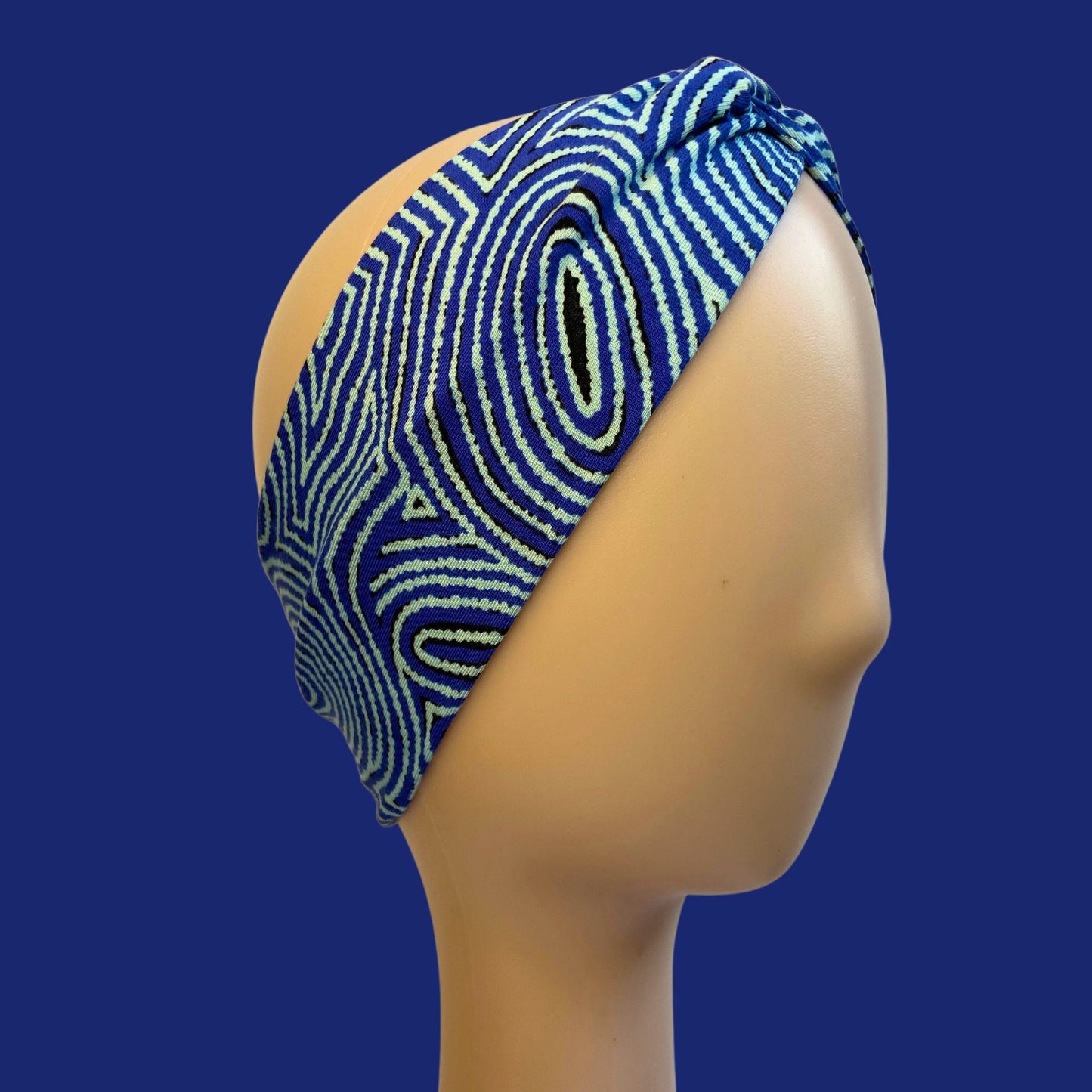 Samson Dreams Headband Blue - Aboriginal Art