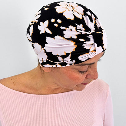 Soft Petals Bow Cap