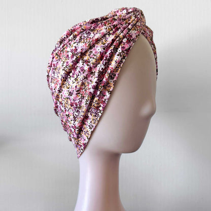 Little Flowers Turban Hat
