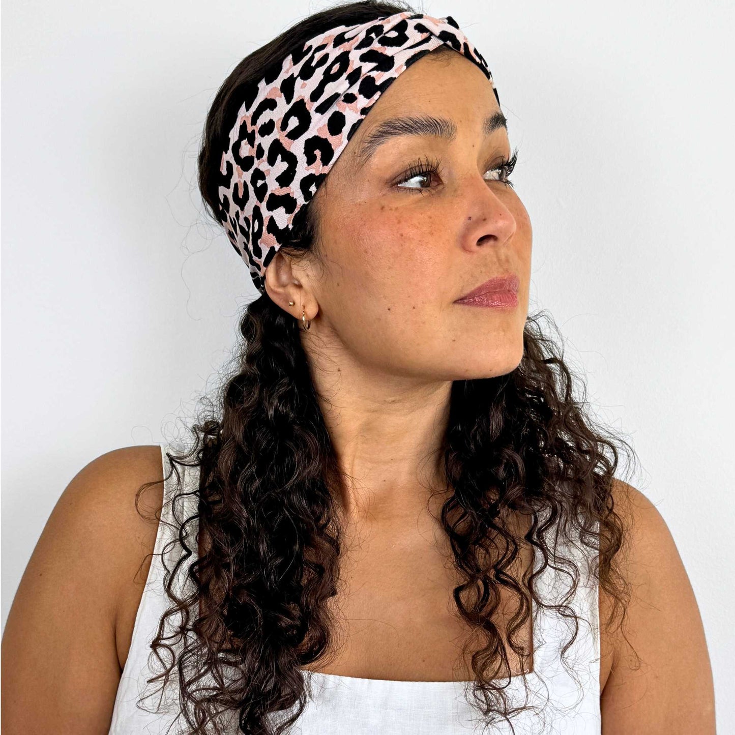 Rose Animal Print Headband