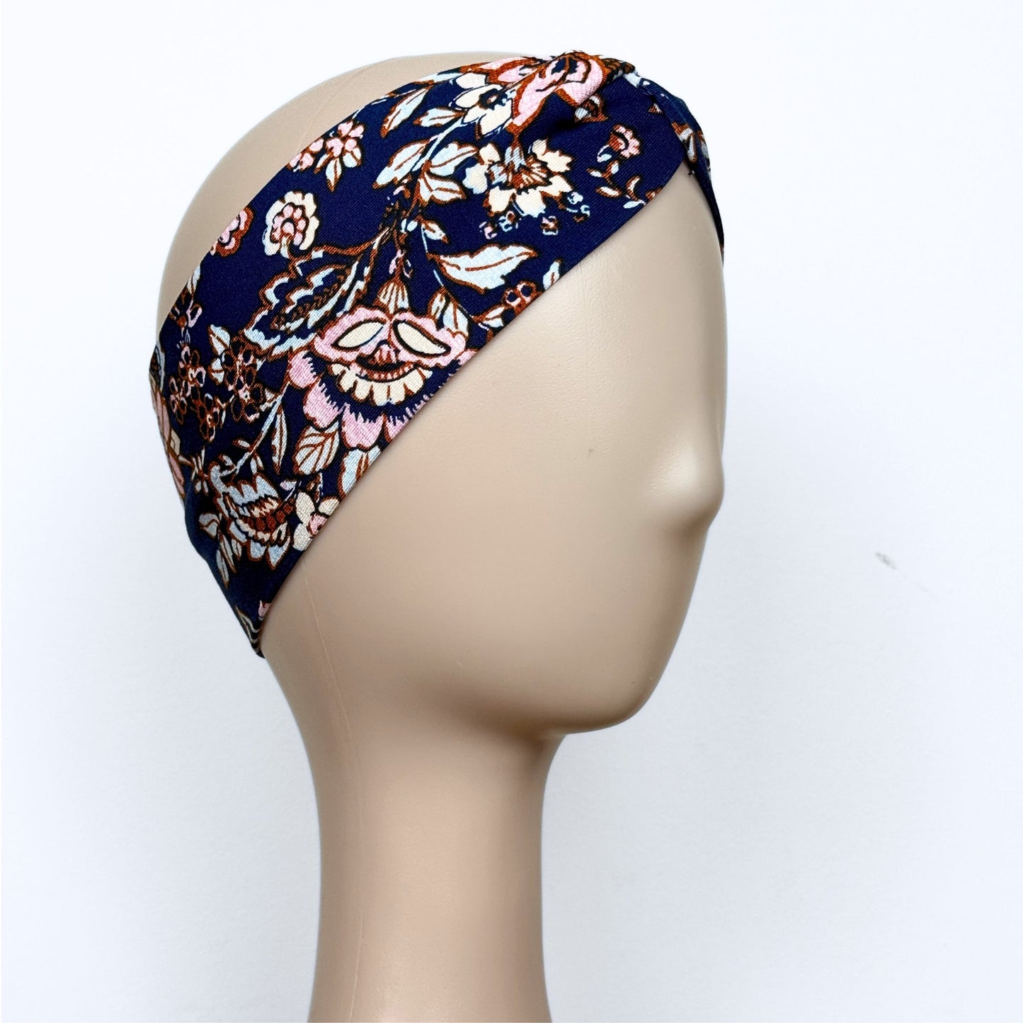 Floral Blue Headband