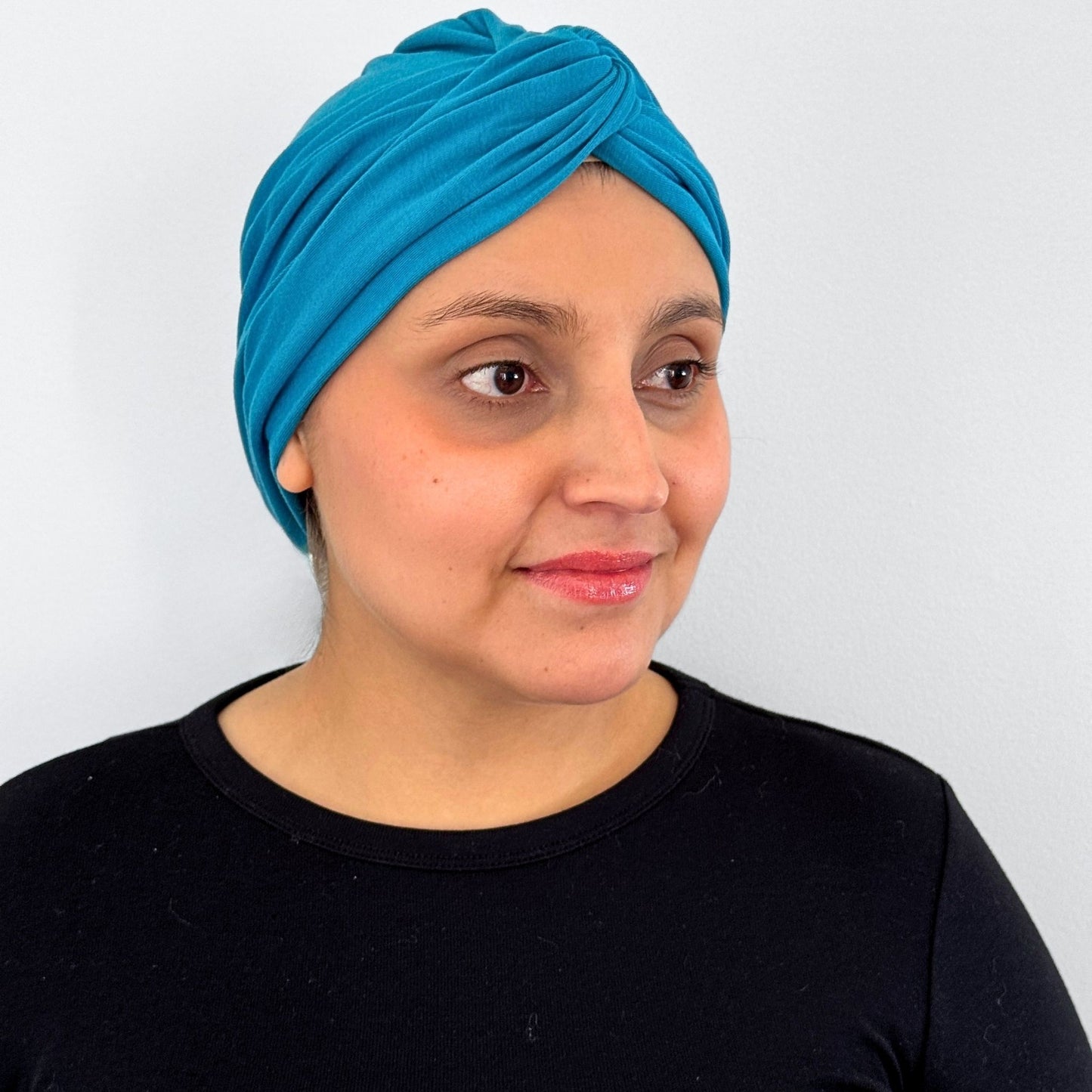 Calypso Blue Turban Hat